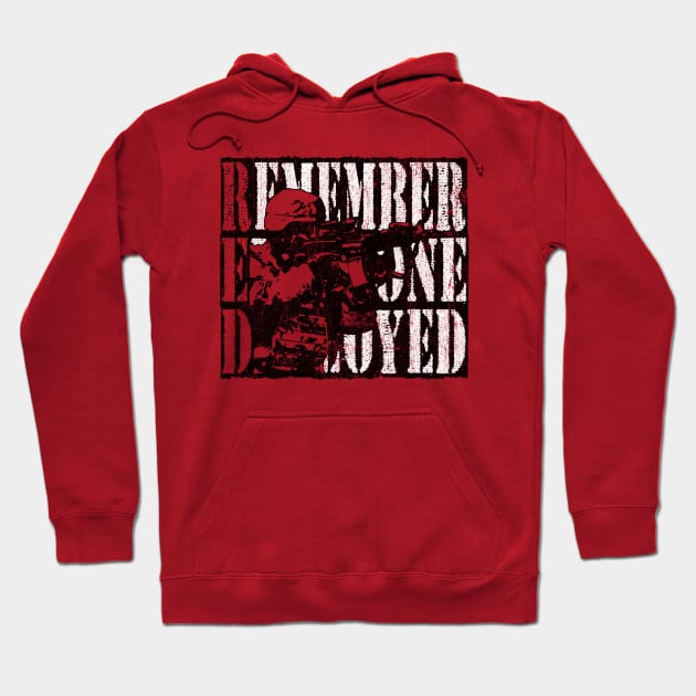 Red Friday - Remember Everyone Deployed Hoodie by 461VeteranClothingCo